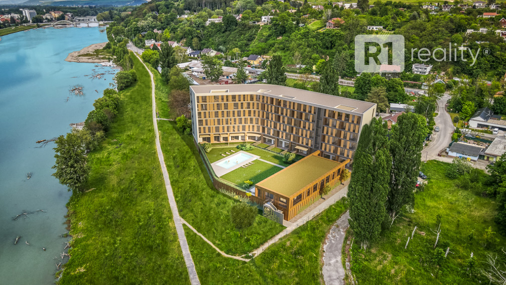 Dovolenkový priestranný 2-izbový apartmán A43 BlueWave Riverside Piešťany